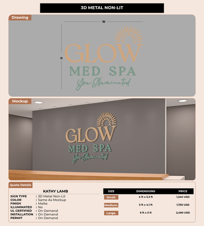 CUSTOM MOCKUP SIGN FOR Kathy Lamb
