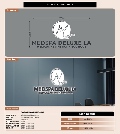 CUSTOM MOCKUP SIGN FOR sarah makandura
