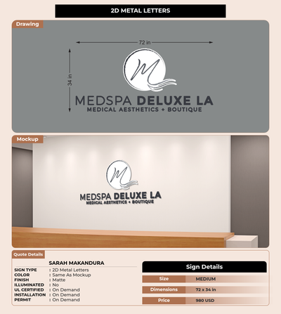 CUSTOM MOCKUP SIGN FOR sarah makandura