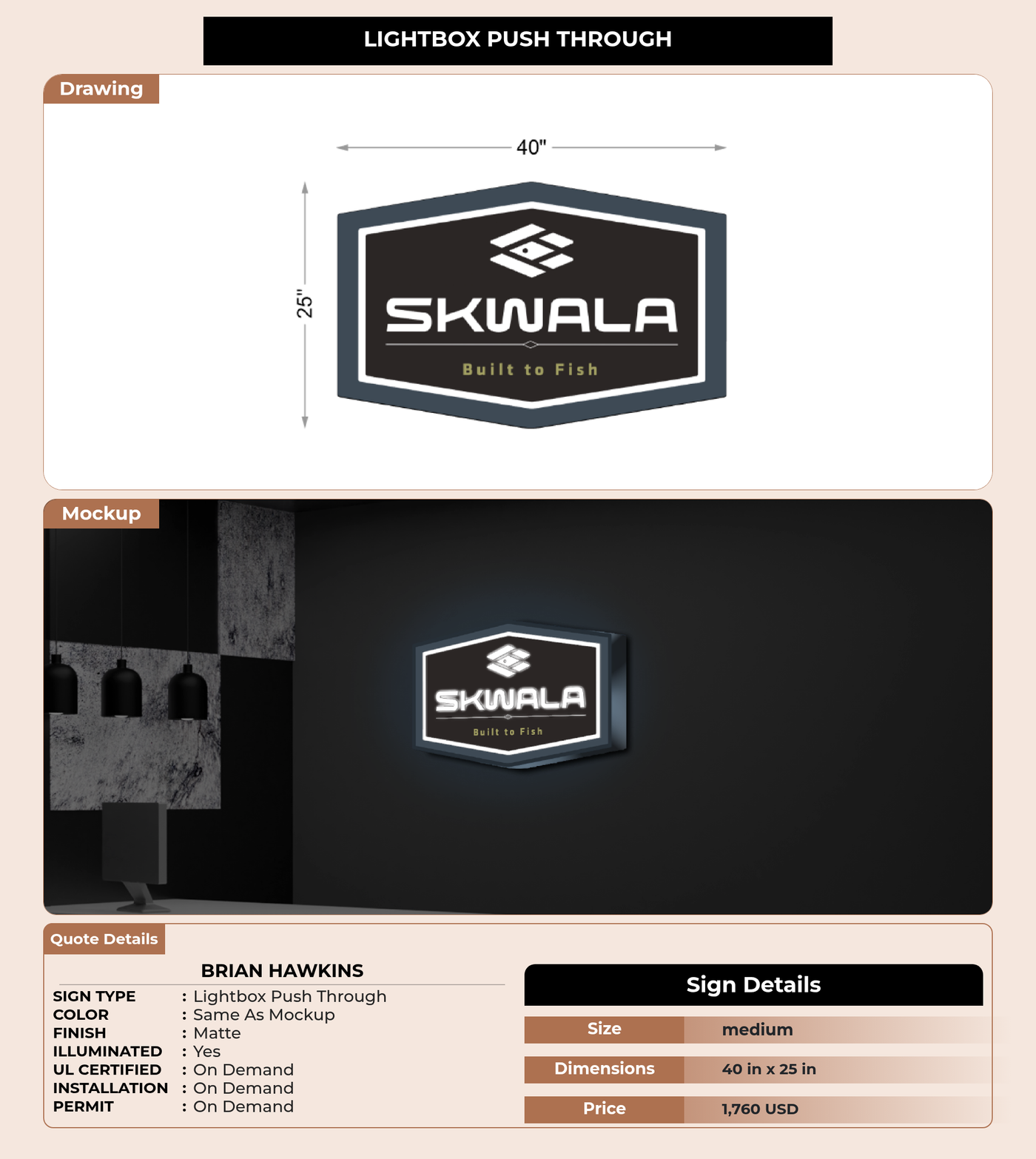 CUSTOM MOCKUP SIGN FOR Brian Hawkins