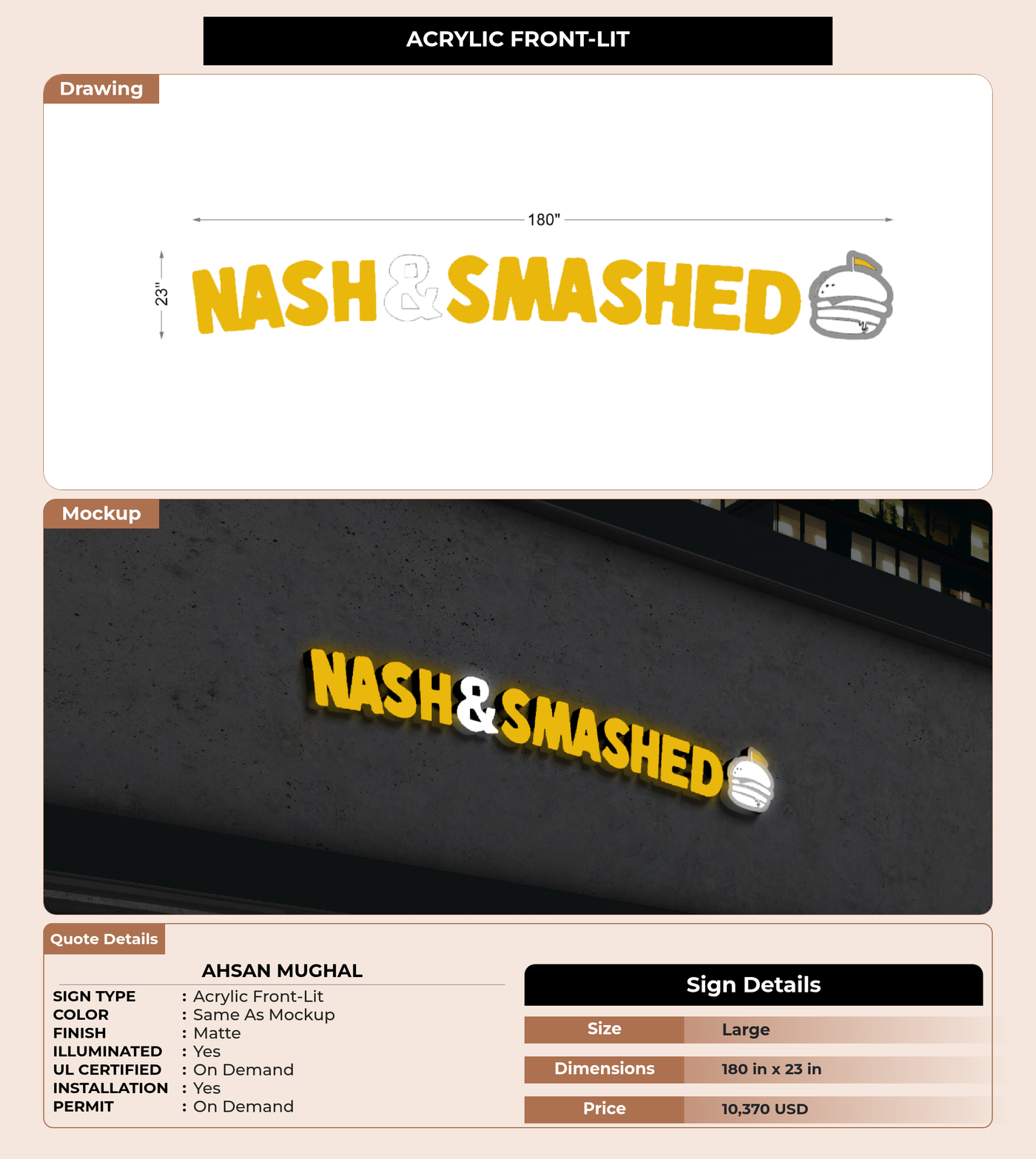 CUSTOM MOCKUP SIGN FOR Ahsan Mughal