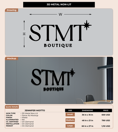 CUSTOM MOCKUP SIGN FOR Jennifer Miotto