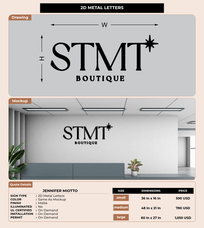 CUSTOM MOCKUP SIGN FOR Jennifer Miotto