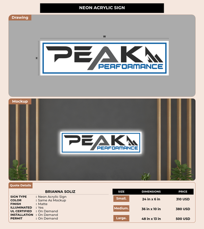 CUSTOM MOCKUP SIGN FOR BriAnna Soliz