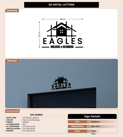 CUSTOM MOCKUP SIGN FOR JIM ZABEN