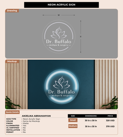 CUSTOM MOCKUP SIGN FOR Anjelika Abrahamyan
