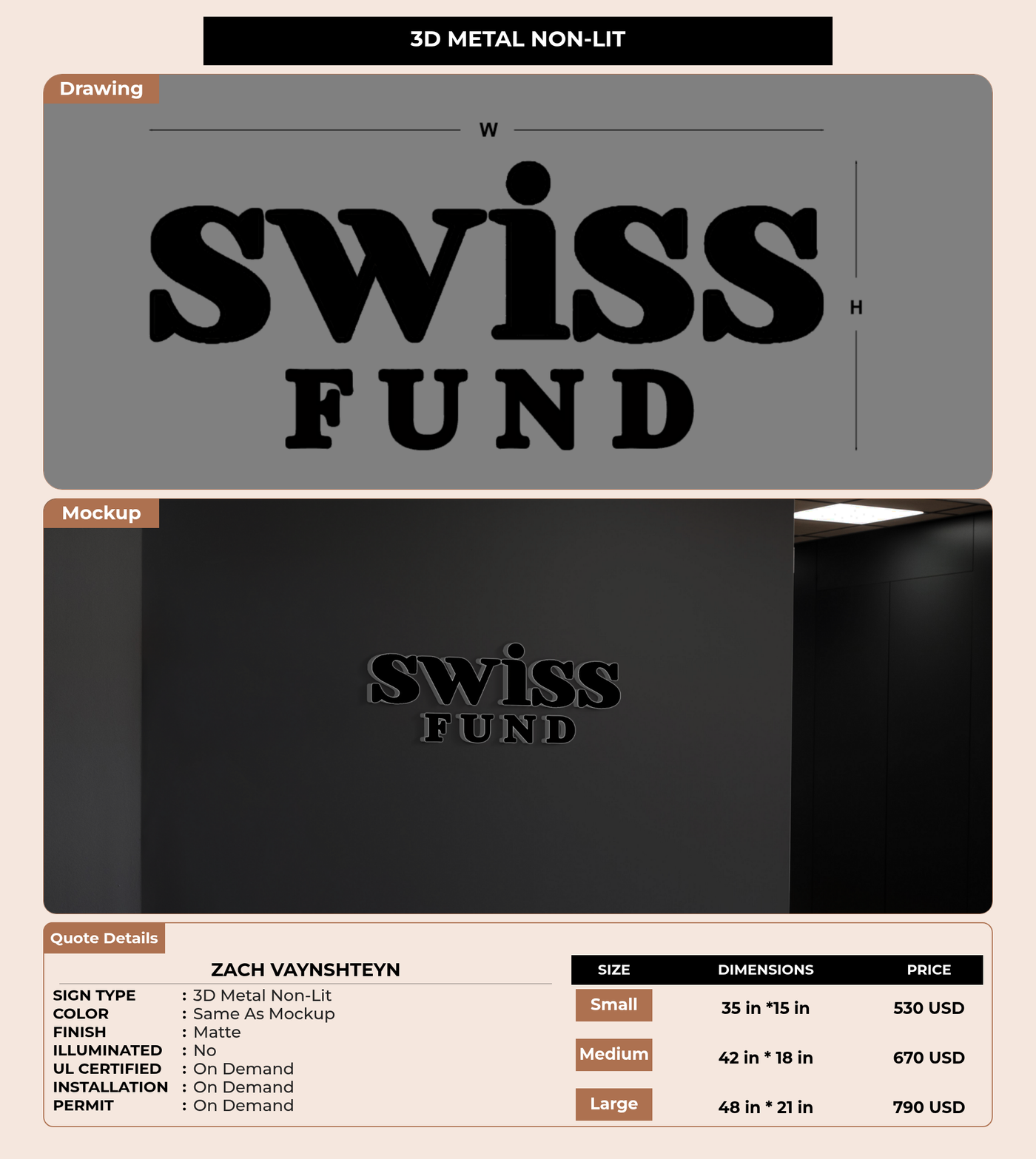 CUSTOM MOCKUP SIGN FOR Zach Vaynshteyn