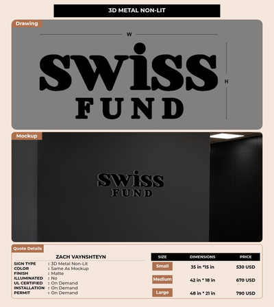 CUSTOM MOCKUP SIGN FOR Zach Vaynshteyn
