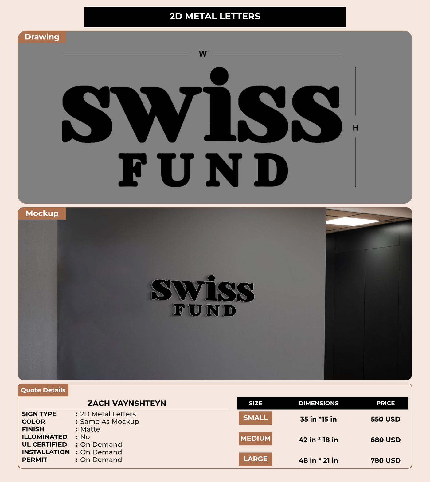 CUSTOM MOCKUP SIGN FOR Zach Vaynshteyn