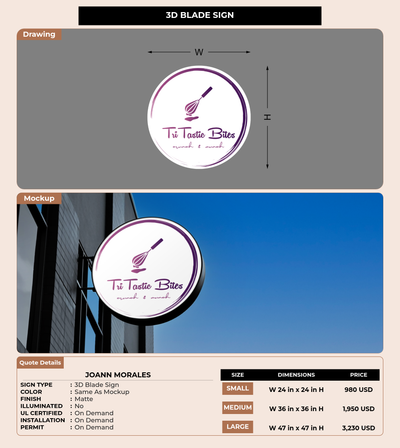CUSTOM MOCKUP SIGN FOR JoAnn Morales