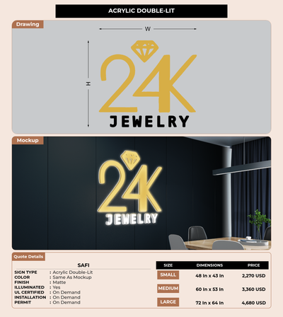 CUSTOM MOCKUP SIGN FOR Safi