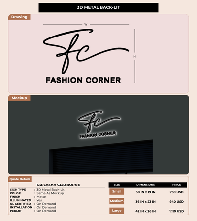 CUSTOM MOCKUP SIGN FOR Tarlasha Clayborne