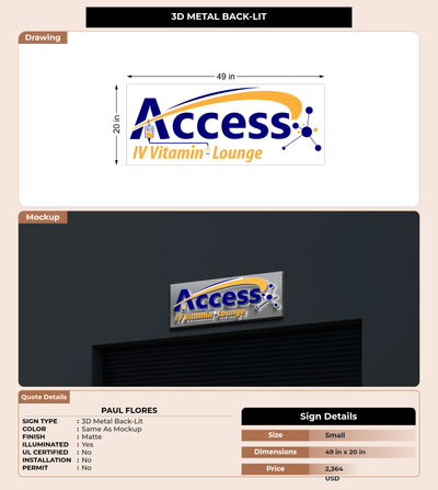 CUSTOM MOCKUP SIGN FOR Paul Flores