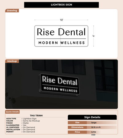 CUSTOM MOCKUP SIGN FOR Thu Trinh