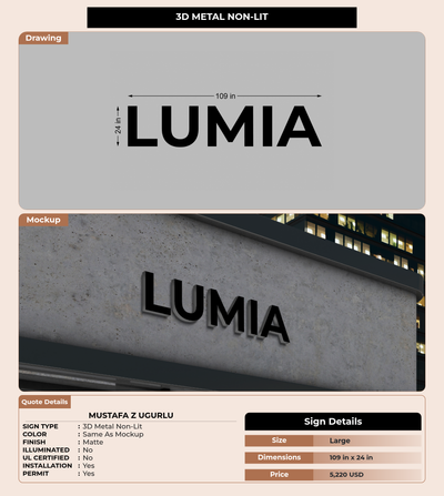 CUSTOM MOCKUP SIGN FOR Mustafa Z Ugurlu