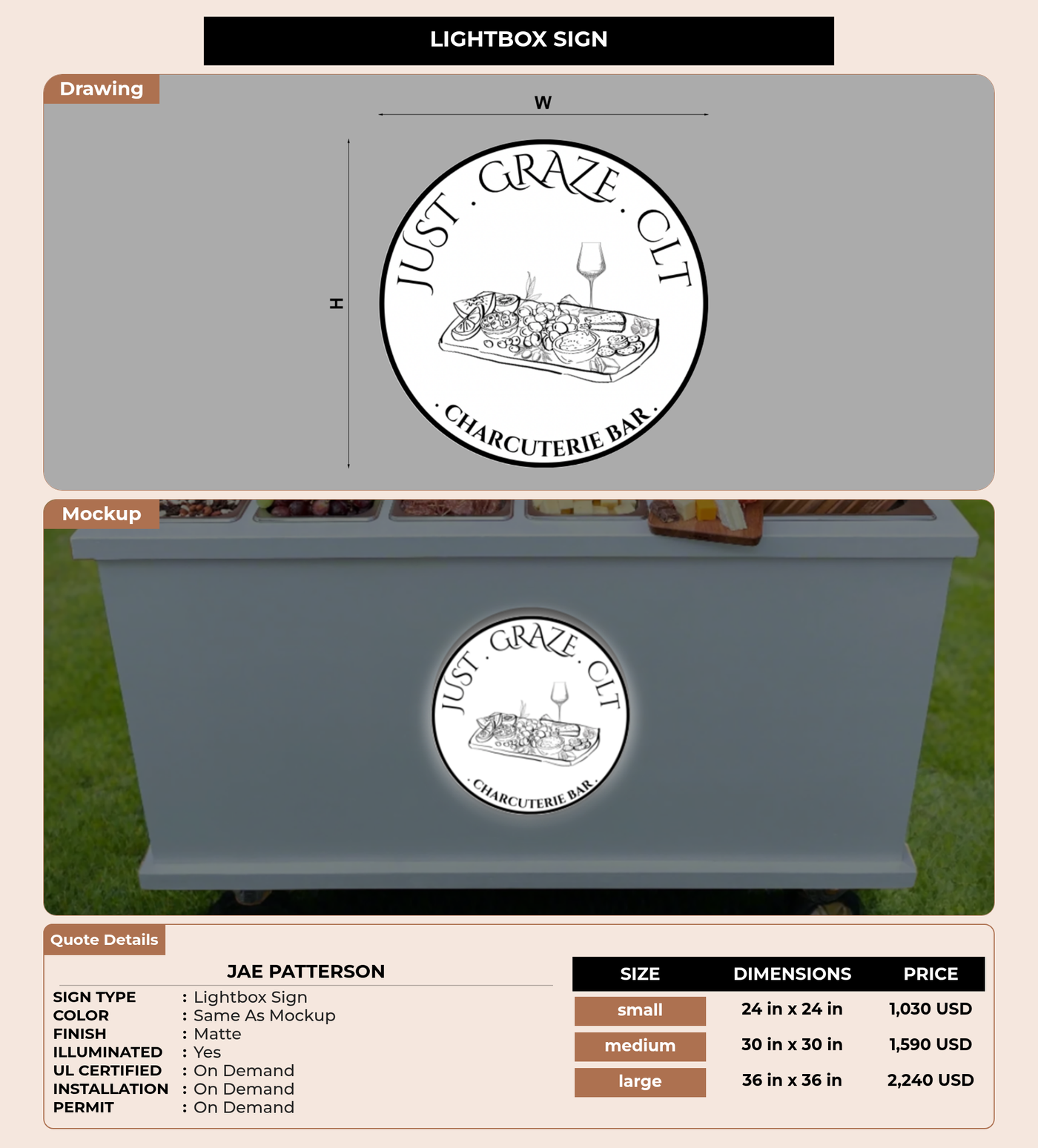 CUSTOM MOCKUP SIGN FOR Jae Patterson