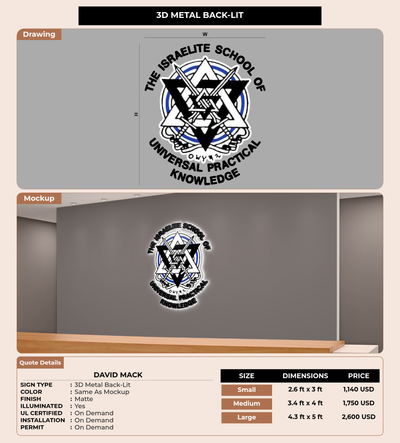 CUSTOM MOCKUP SIGN FOR David Mack