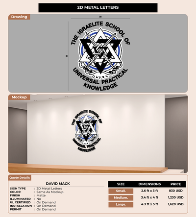 CUSTOM MOCKUP SIGN FOR David Mack