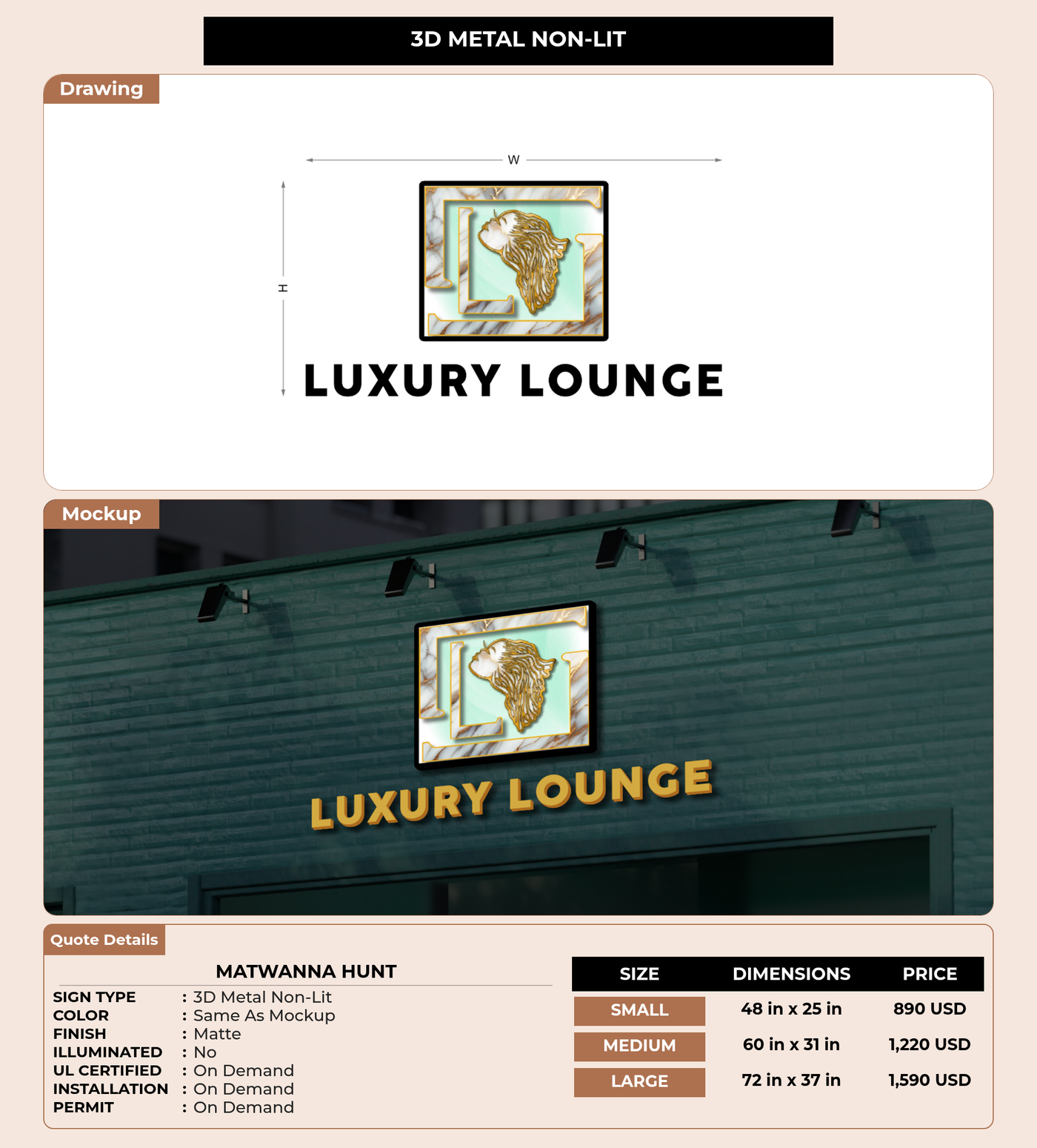 CUSTOM MOCKUP SIGN FOR Matwanna Hunt