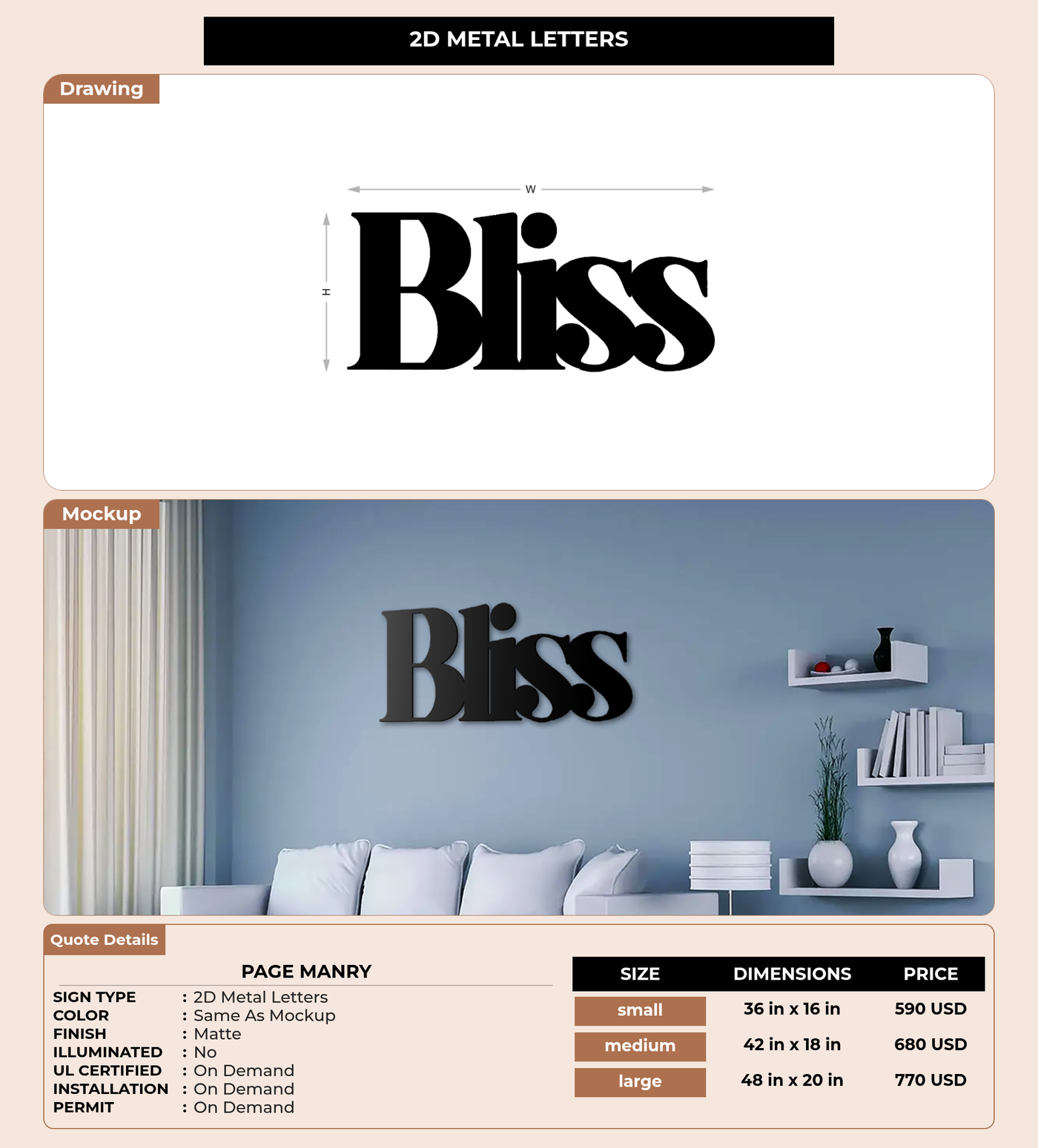 CUSTOM MOCKUP SIGN FOR Page Manry