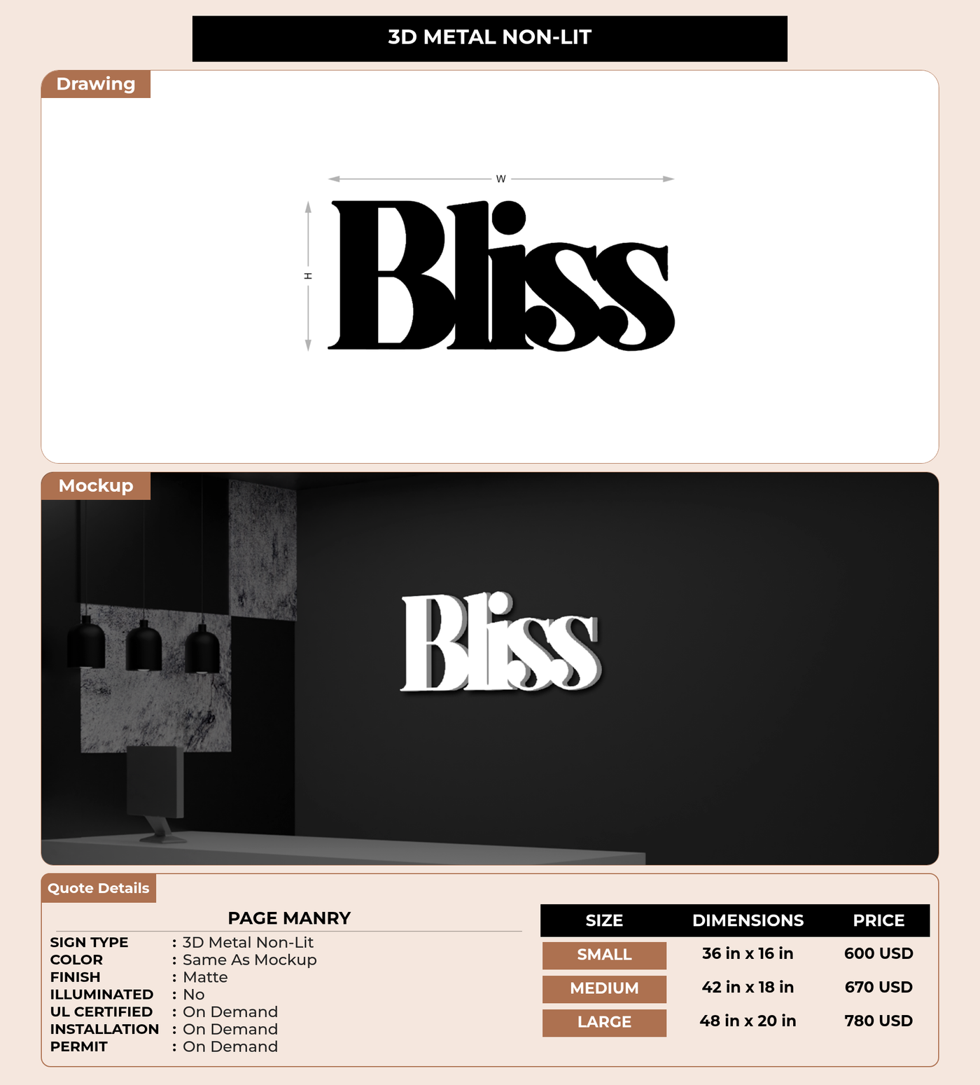 CUSTOM MOCKUP SIGN FOR Page Manry