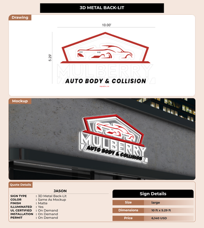 CUSTOM MOCKUP SIGN FOR Jason