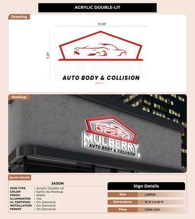 CUSTOM MOCKUP SIGN FOR Jason