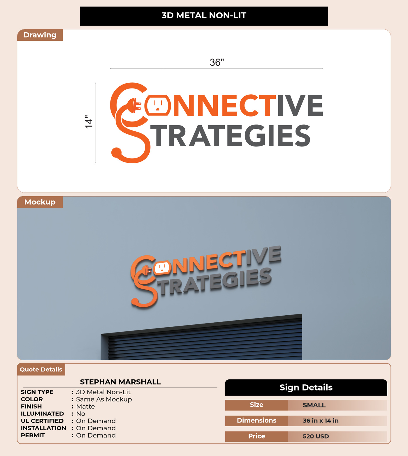 CUSTOM MOCKUP SIGN FOR Stephan Marshall