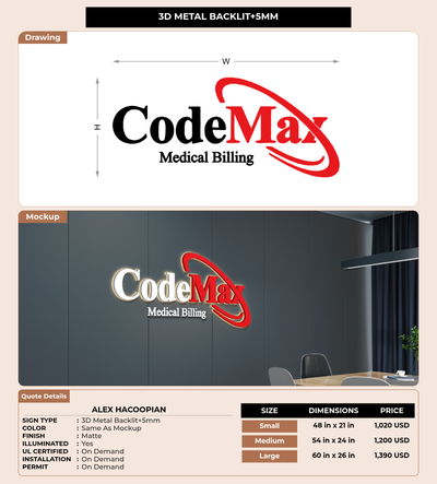 CUSTOM MOCKUP SIGN FOR Alex Hacoopian