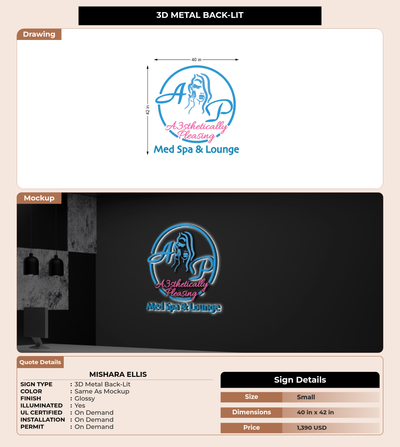 CUSTOM MOCKUP SIGN FOR Mishara Ellis