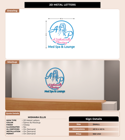 CUSTOM MOCKUP SIGN FOR Mishara Ellis