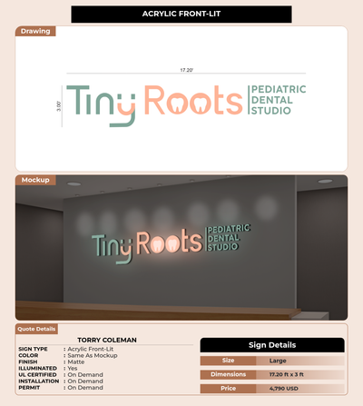 CUSTOM MOCKUP SIGN FOR Torry Coleman