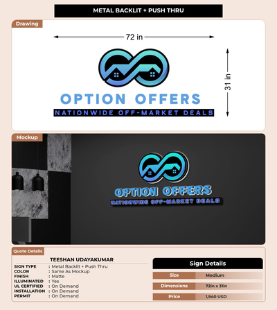 CUSTOM MOCKUP SIGN FOR Teeshan Udayakumar
