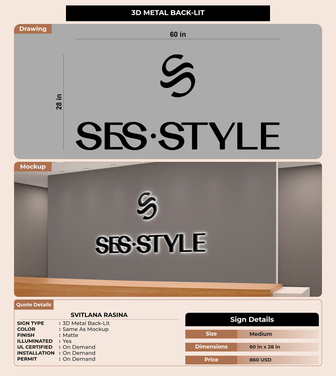 CUSTOM MOCKUP SIGN FOR Svitlana Rasina
