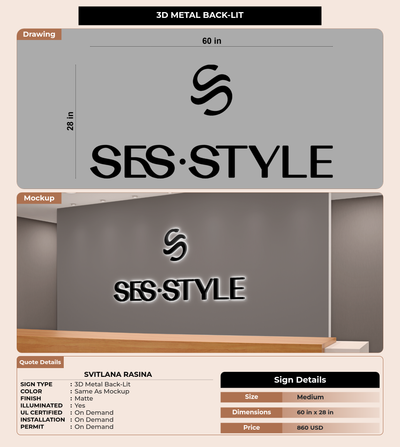 CUSTOM MOCKUP SIGN FOR Svitlana Rasina