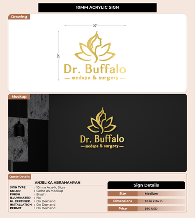 CUSTOM MOCKUP SIGN FOR Anjelika Abrahamyan