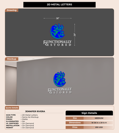 CUSTOM MOCKUP SIGN FOR Jennifer Rivera