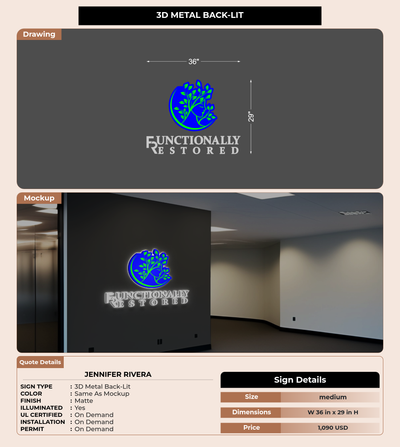 CUSTOM MOCKUP SIGN FOR Jennifer Rivera