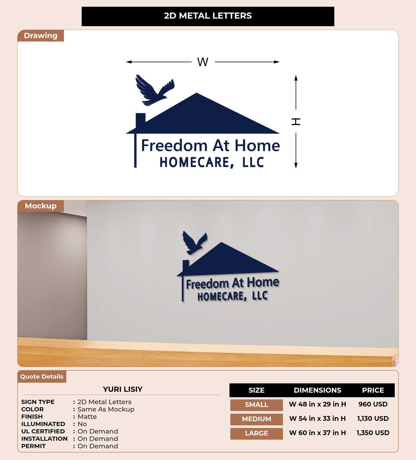 CUSTOM MOCKUP SIGN FOR Yuri Lisiy