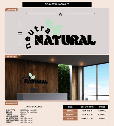 CUSTOM MOCKUP SIGN FOR Jackie galeas