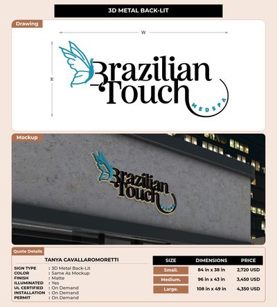 CUSTOM MOCKUP SIGN FOR Tanya CavallaroMoretti