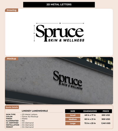 CUSTOM MOCKUP SIGN FOR Lindsey Landwehrle