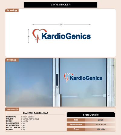 CUSTOM MOCKUP SIGN FOR Mahesh Galgalikar