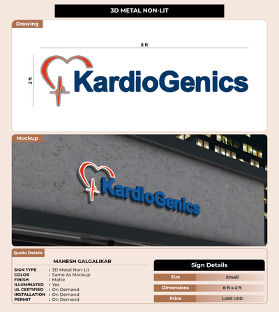 CUSTOM MOCKUP SIGN FOR Mahesh Galgalikar