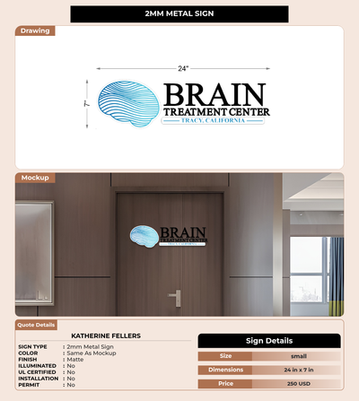 CUSTOM MOCKUP SIGN FOR Katherine Fellers