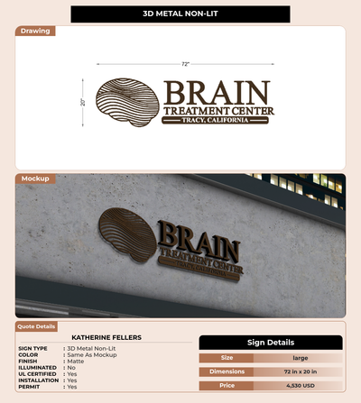 CUSTOM MOCKUP SIGN FOR Katherine Fellers