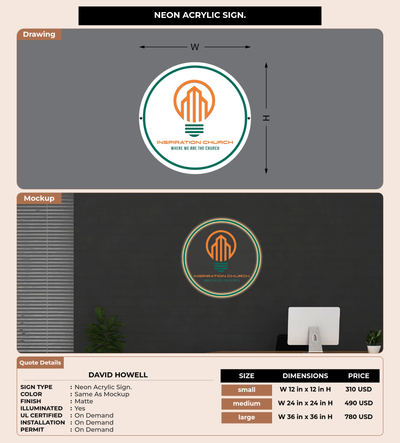 CUSTOM MOCKUP SIGN FOR David Howell