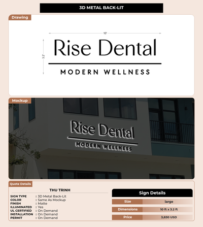 CUSTOM MOCKUP SIGN FOR Thu Trinh