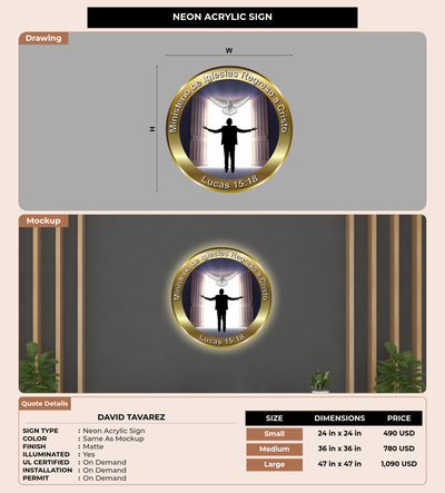 CUSTOM MOCKUP SIGN FOR David Tavarez