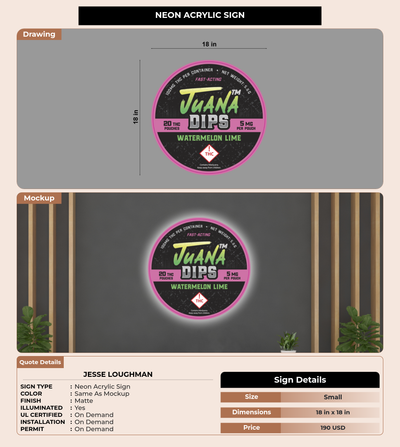 CUSTOM MOCKUP SIGN FOR Jesse Loughman